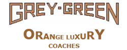 Grey-Green & Orange Luxury Coaches